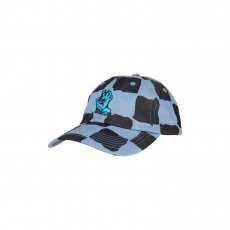 kšiltovka SANTA CRUZ - Screaming Mini Hand Cap Dusty Blue Check (DUSTY BLUE CHECK)